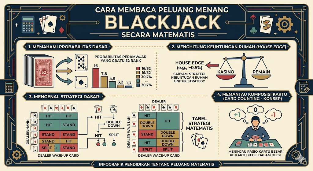 Cara Membaca Peluang Menang Blackjack Secara Matematis